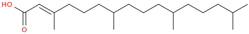 3,7,11,15 tetramethylhexadec 2 enoic acid